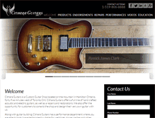 Tablet Screenshot of citharaguitars.com